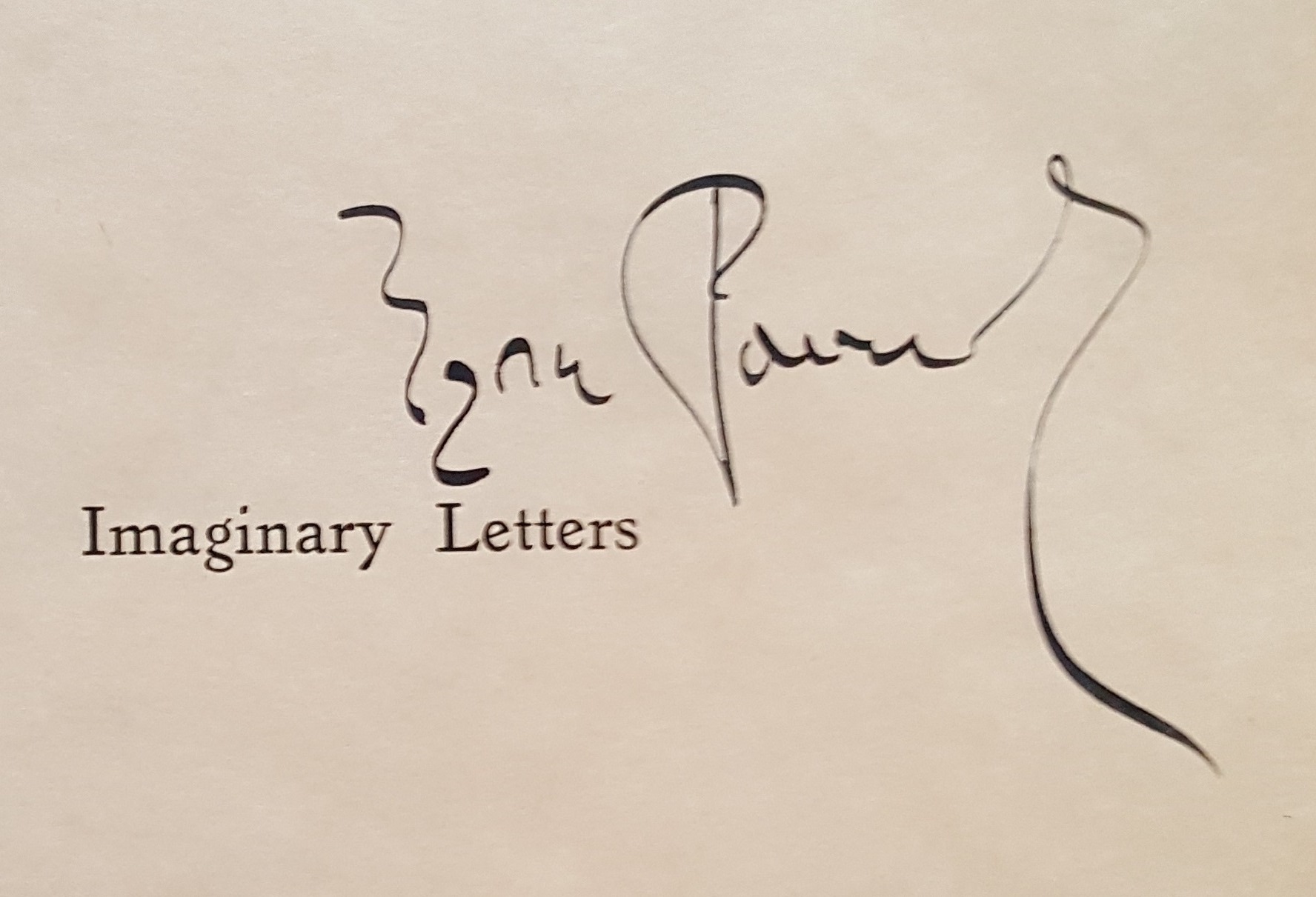 Ezra Pound signature